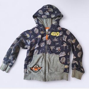 Hanna Andersson Star Wars Hoodie - Navy and Gray